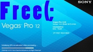 How to get sony vegas pro 12 free (best video editor ever)