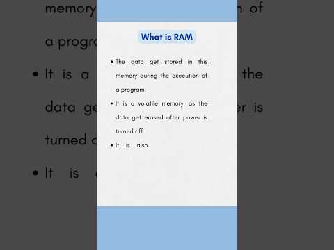What is RAM
