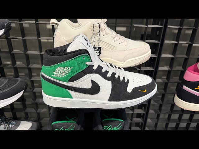 Air Jordan 1 Mid SE “Lucky Green” - Style Code: II9812-100 - YouTube