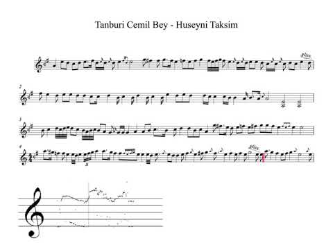 Cemil Bey - Taksim Improvisation on Makam Huseyni (Yail Tanbur)