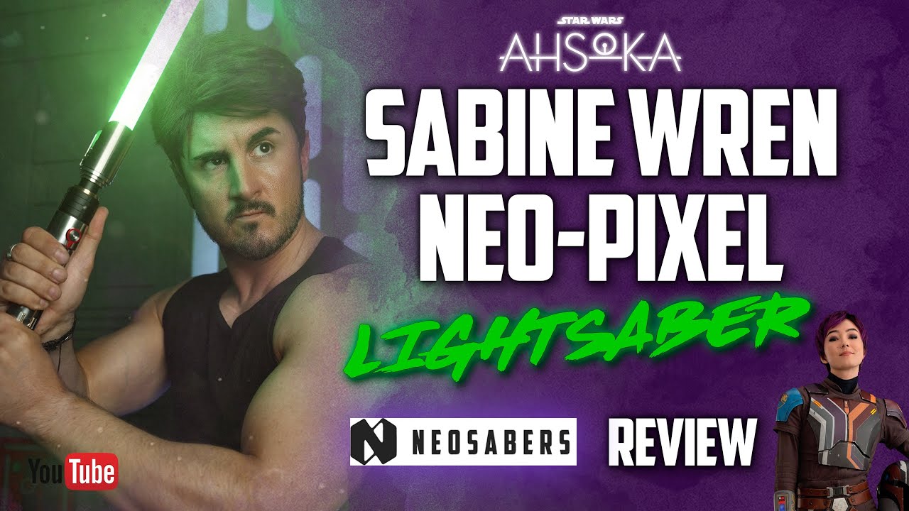 SABINE WREN XenoPixel V3 Lightsaber Unboxing and Review from