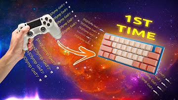 Controller Player tries Keyboard for the 1st TIME