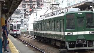 東武8000系 10000系 曳舟駅 発車 停車