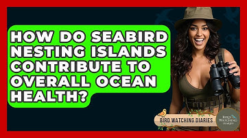How Do Seabird Nesting Islands Contribute To Overall Ocean Health? - Bird Watching Diaries