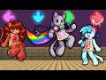 Nyan Cat | Bluey, Bingo, Mackenzie | FNF Character Test | Gameplay VS My Playground