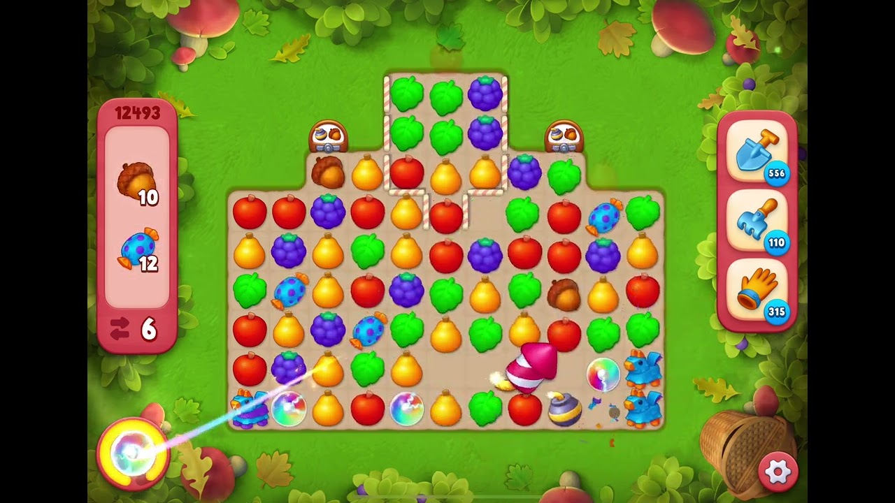 GardenScapes Level 12493 no boosters - YouTube
