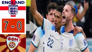 eng vs north macedonia 7-0 |macedonia highlights | M&R FOOTBALL KINGS| 2023 football highlights