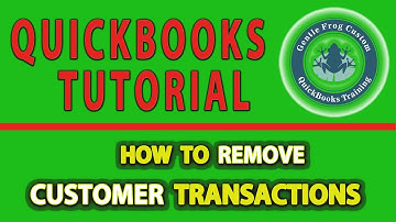 How to Remove Customer Transactions in QuickBooks Online