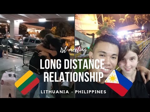 LDR - LONG DISTANCE RELATIONSHIP | MEETING FOR THE FIRST TIME | FILIPINO AND LITHUANIAN
