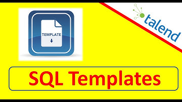 SQL Templates in Talend
