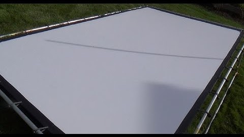 Backyard Theater Screen