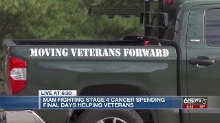 Man fighting Stage IV cancer spending final days helping Omaha veterans