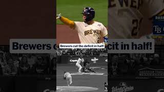 William Contreras and Garrett Mitchell get the Brewers 2 runs in the 1st!
