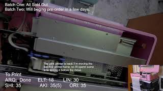 Kevins Small Batch A3+ DTF Printer Test: Batch One