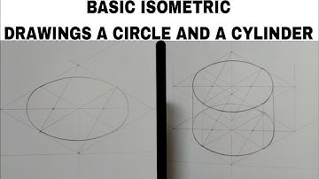 Drawing Circles And Cylinders In Isometric For Beginners Using 2 Methods Engineering Drawing