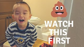 three day potty training - what you NEED to know before starting //dads edition