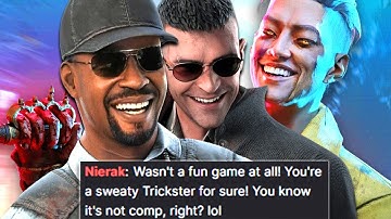 SALTY SWF GOT UPSET WHEN THEY CHARGED TOWARDS MY TRICKSTER... | Dead By Daylight