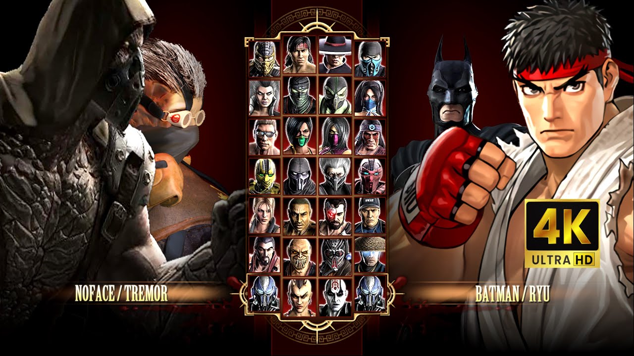 Игра за Noface & Tremor MKX в Mortal Kombat Komplete Edition на PC Expert в 4K