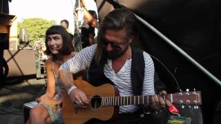 Christian and Jade from Edward Sharpe and the Magnetic Zeros in Buenos, Aires Argentina