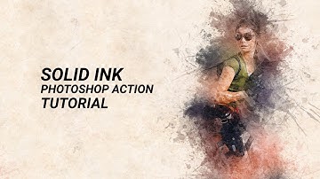 Soild Ink Photoshop Action Tutorial