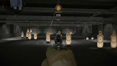 Warface shooting range with a handgun part 2