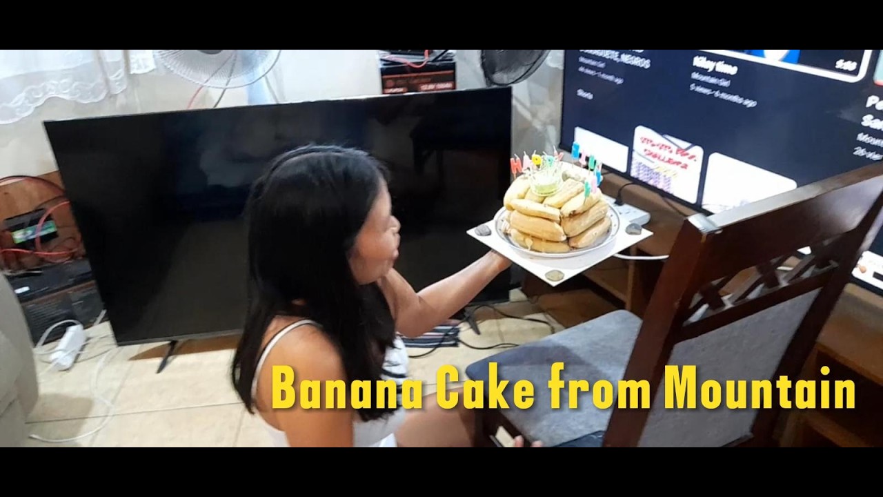 Banana cake --mountain style   Philippines   Daily Retired Life
