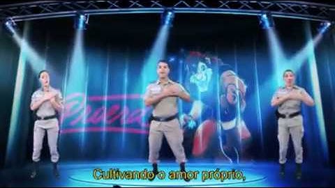 Vídeo com a coreografia e música do Proerd