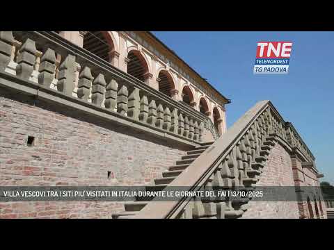 VILLA VESCOVI TRA I SITI PIU' VISITATI IN ITALIA DURANTE LE GIORNATE DEL FAI | 13/10/2025