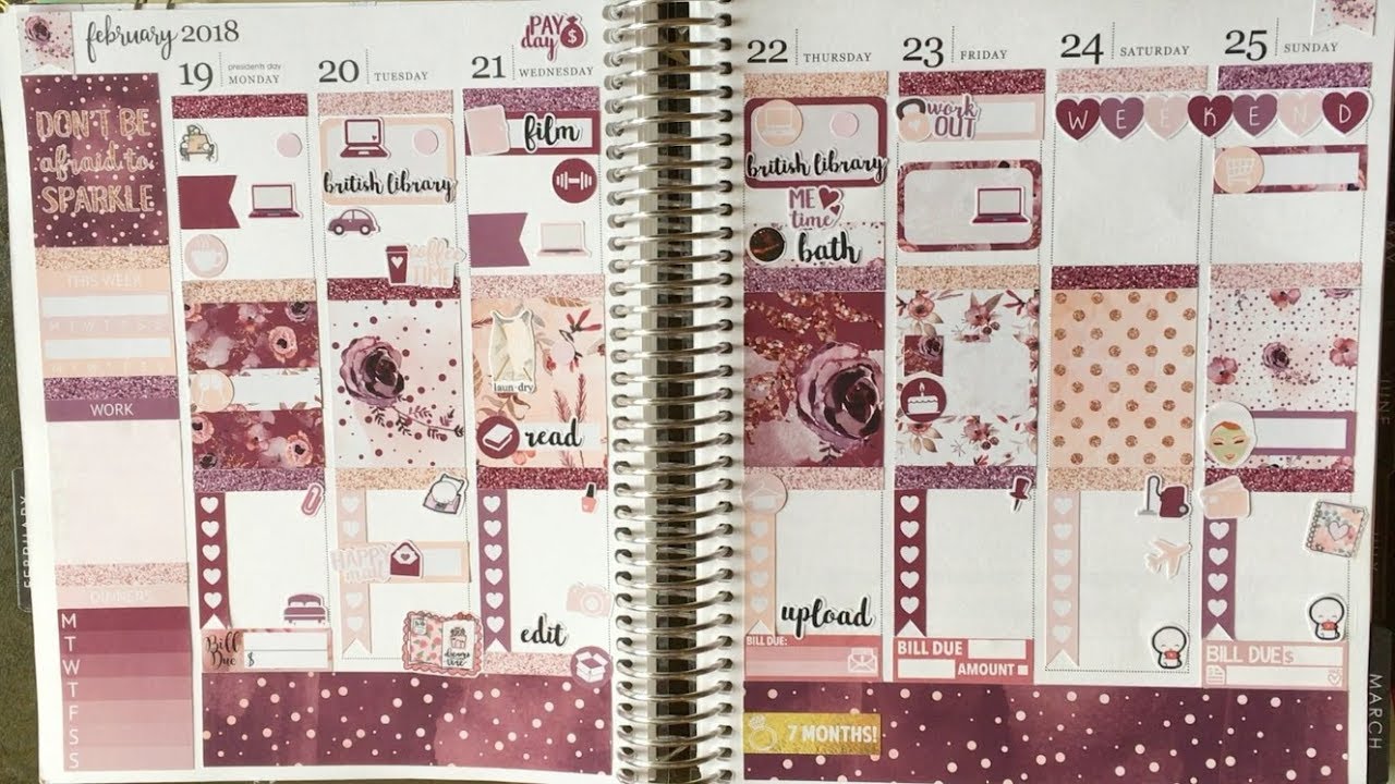 Plan With Me (FAIL) ft. The Hummingbird Planner-Sparkle
