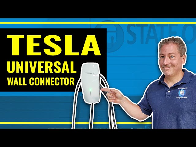 Exclusive: Tesla Universal Wall Connector First Use 