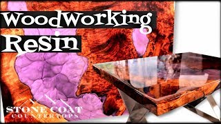 ⁣Woodworking With Resin