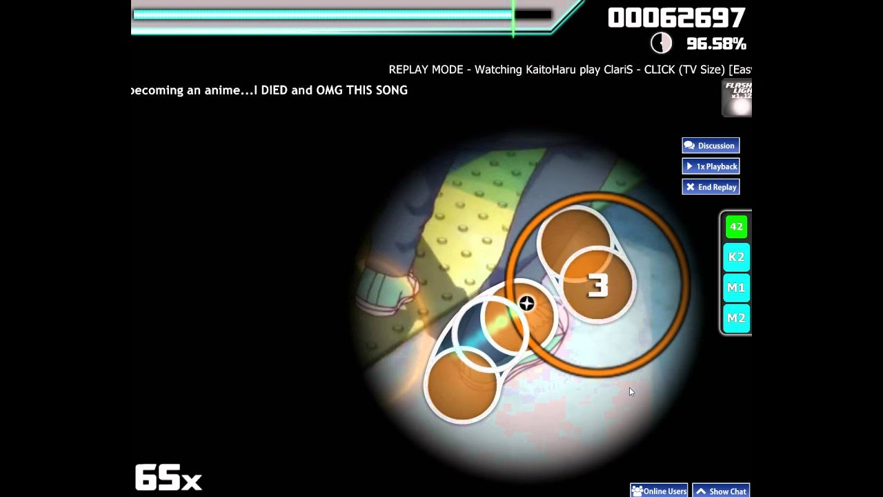 OSU! ClariS - Click (Nisekoi Opening 1) [Easy S-Rank!] - YouTube