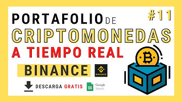 🚀 Como crear tu PORTAFOLIO de INVERSION para CRIPTOMONEDAS | Conectar API de BINANCE | GoogleSheets