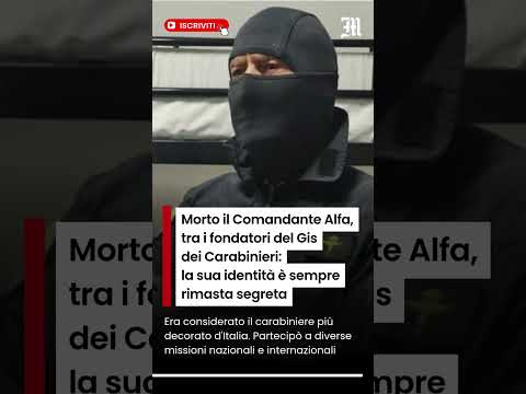 Video Morto il Comandante Alfa, tra i fondatori del Gis dei Carabinieri