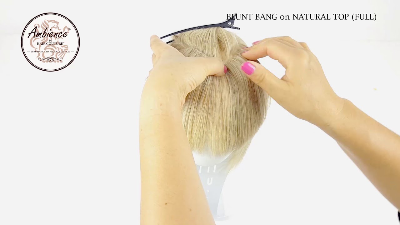 Hair Couture Ambience Natural Top Hair - Blunt Bang