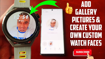 Huawei Watch GT Runner How to ADD any gallery picture as your own custom watch face