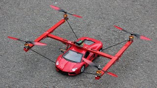 How to make a Car - Drone Car - Lamborghini