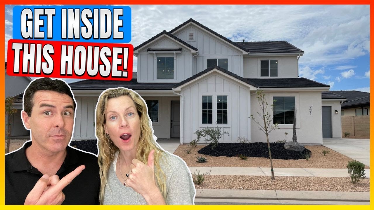 GET INSIDE THIS HOUSE! St Utah New Construction Home Tour