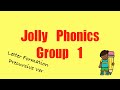 Jolly Phonics Group 1【letter formation】【precursive】