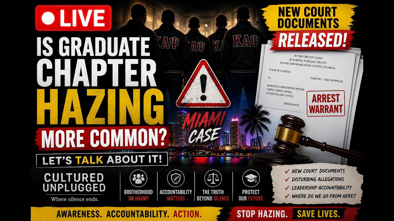 🔴 LIVE: Is Graduate Chapter Hazing More Common? Let's Talk About It | Miami Hazing Case