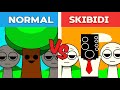 INCREDIBOX: Normal Sprunki VS Skibidi Version (NEW MOD)
