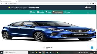 Online Car ShowRoom Management System | Python Django Project