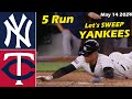 Yankees vs Twins Game Highlights  May 13 2024  MLB Season 2024