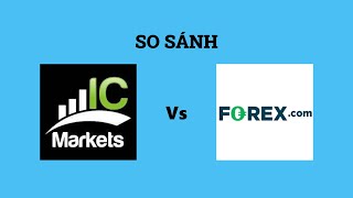 So sánh sàn ICMarkets và Forex.com - Sàn forex nào tốt hơn? Nên chọn sàn forex nào?