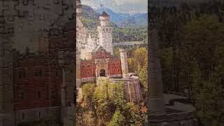 Finished Puzzle 🏰Neuschwanstein Castle #jigsawpuzzle #puzzle #shorts  #educa #satisfying
