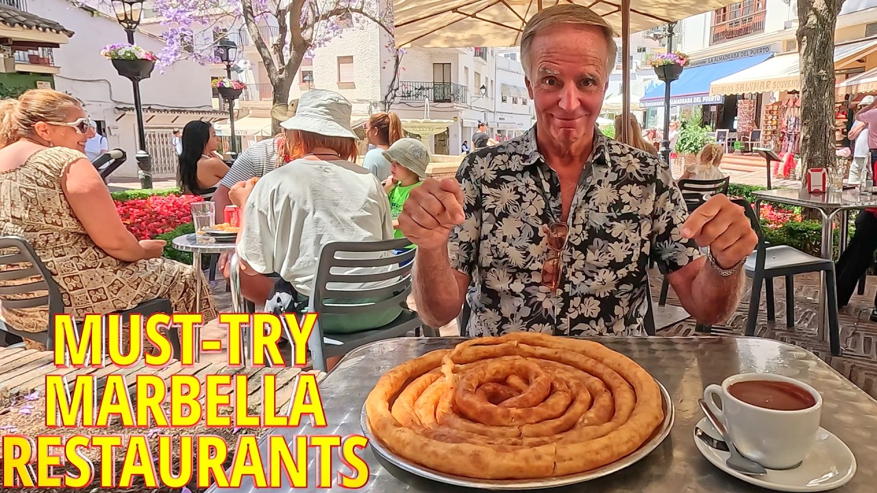 Where to Eat Marbella, Spain!  Mouthwatering Food & Desserts! Best Restaurants Food Tour!