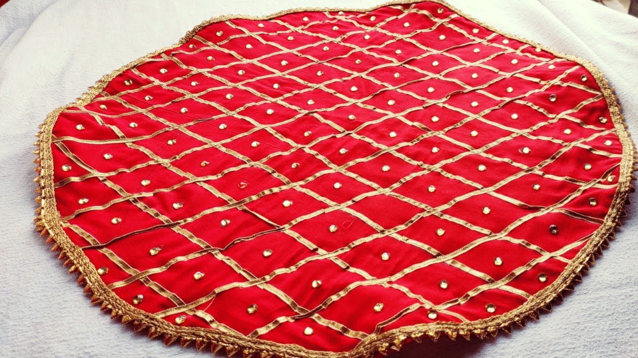 How to make thalposh | thali cover in hindi || थालपोस केसे वनाये