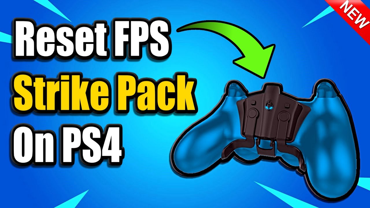 How to Reset FPS Dominator Strike Pack PS4 (Best YouTube