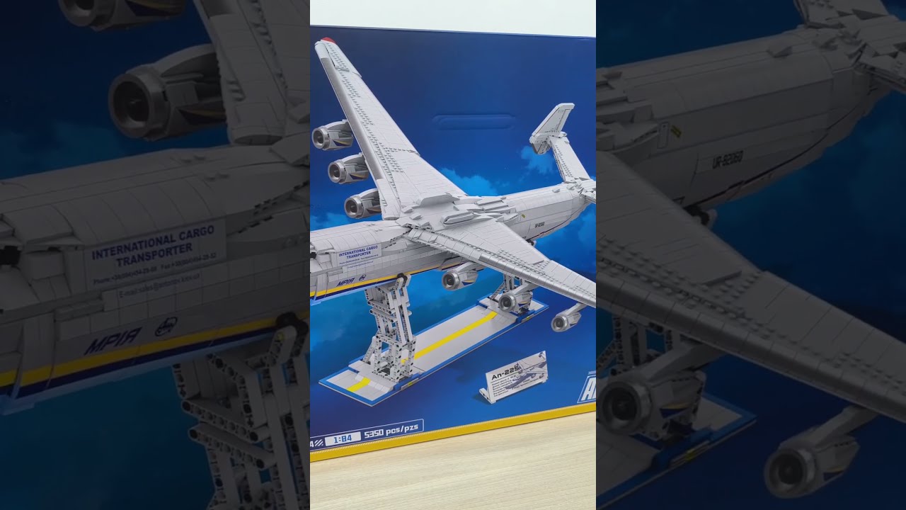 Конструктор літак Jie Star Ан-225 «Мрія» 57014 — модель легендарного літака з 5350 деталей! 