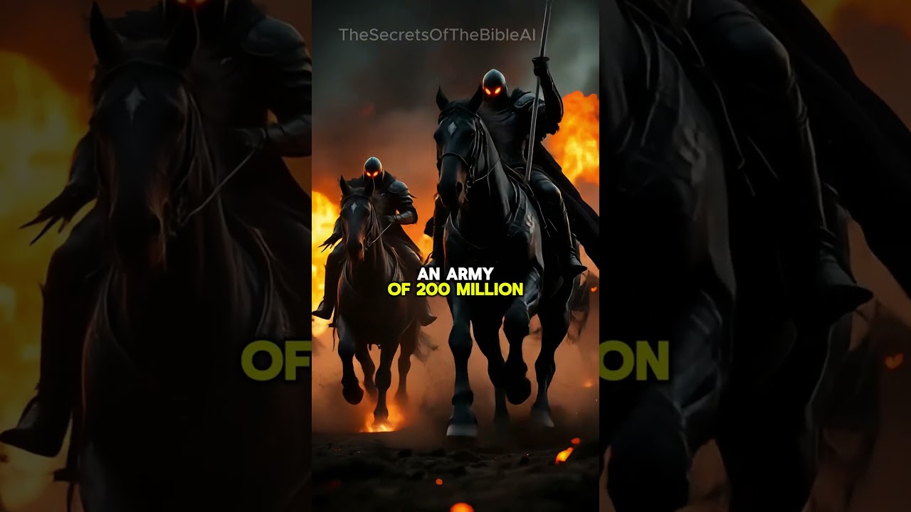 Четыре ангела, освобождающие 200 миллионов всадников 